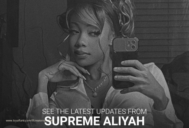 SupremeAliyah has a Master's Degree in Loser Exploitation 📜 - LF ...