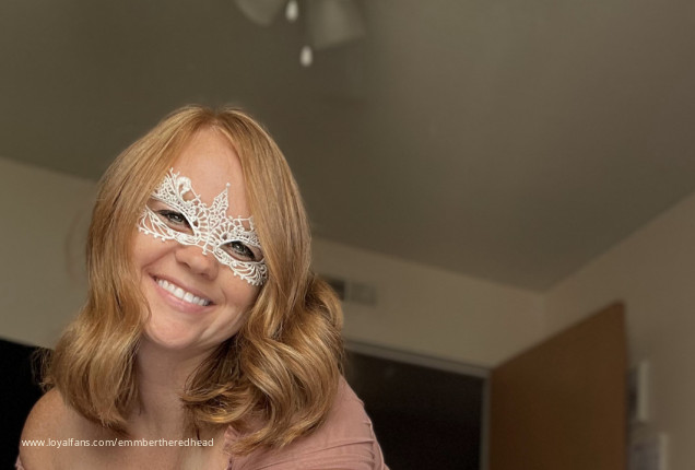 Princess Leia playing with her butt plug - Emmber the Redhead Official Profile | www.Loyalfans.com