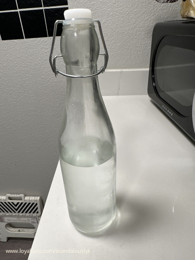 Frozen glass bottle Princess K Official Photos