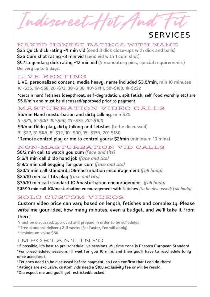 Indiscreethotandfit’s Official Social Fan Page | LoyalFans