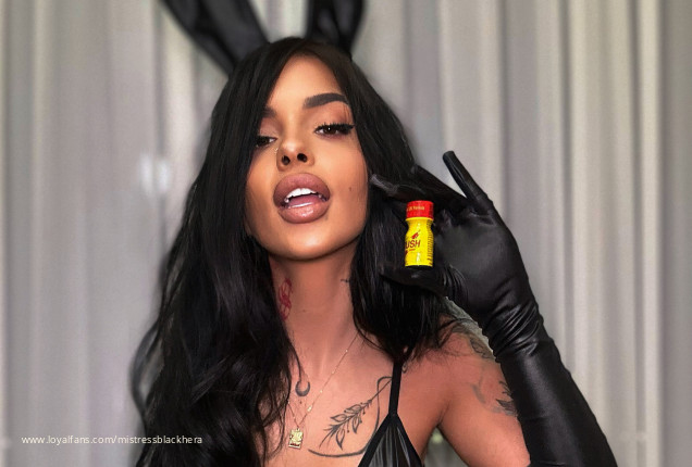 LEAKED CUSTOM! VAPING CUM EATING INSTRUCTIONS - Black Hera Findom Taboo