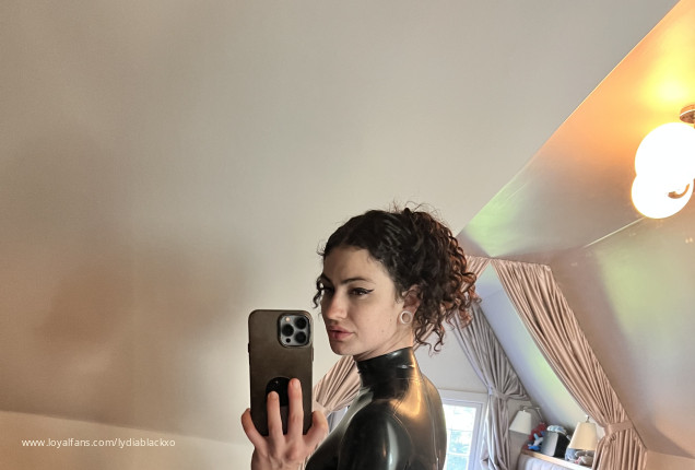 I got a new latex suit! - lydia black Official Photos | LoyalFans