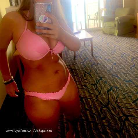 Pink sparkles avatar