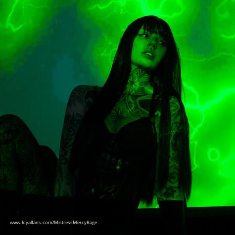 Mistress Mercy Rage Bratty Goth Domme Femdom Fetish Creator avatar