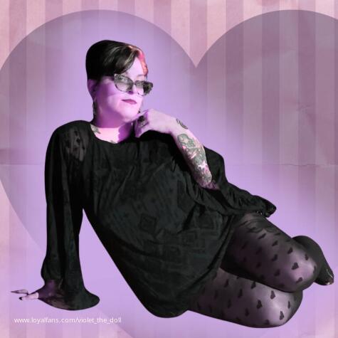 violet femme doll avatar